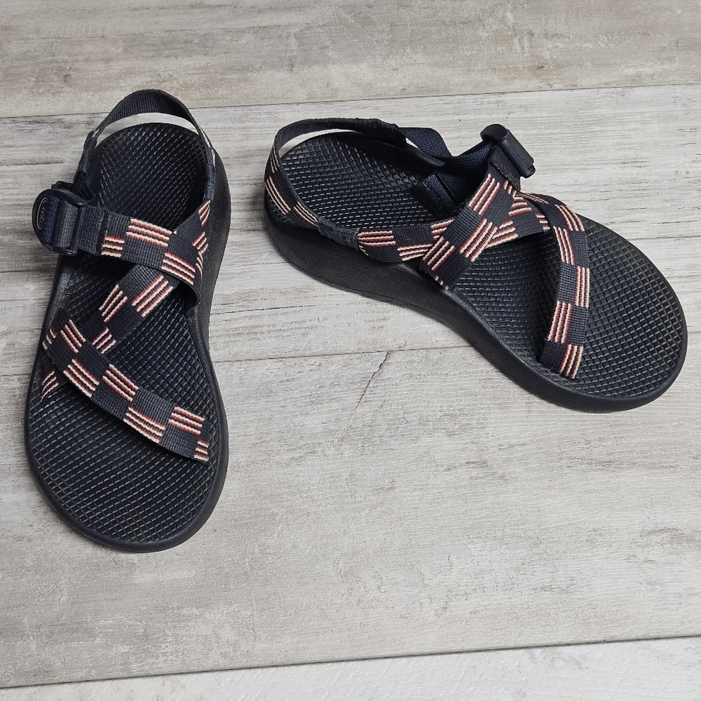 CHACO Z/1 Classic Hiking Sandal American Flag Adjustable Strap Mens Size 8